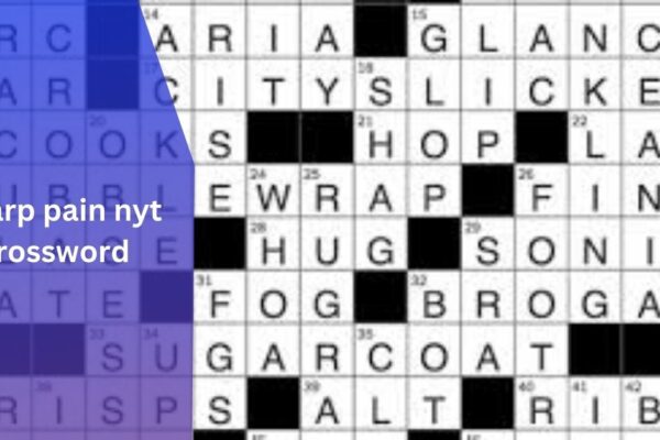 sharp pain nyt crossword 